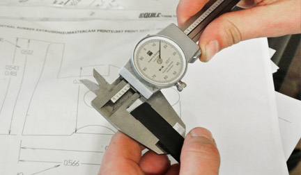 Central Rubber Extrusions Quality Measurement